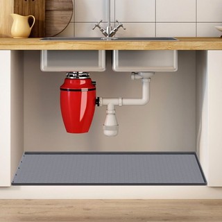 JEREMY Under Sink Mat, Tấm thoát nước chịu nhiệt bằng silicon, Bộ đếm khay chống nhỏ giọt chống bụi bẩn chống trượt linh hoạt