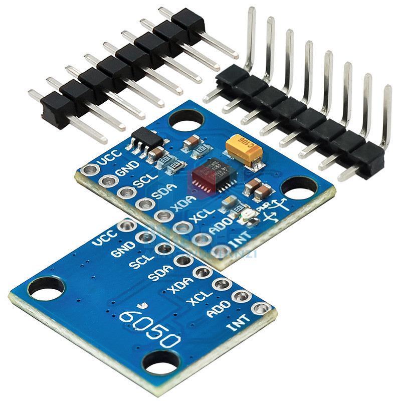 Mô-đun GY-521 MPU-6050 Mô-đun con quay hồi chuyển ba trục Mô-đun 6DOF với sơ đồ nguyên tắc mã