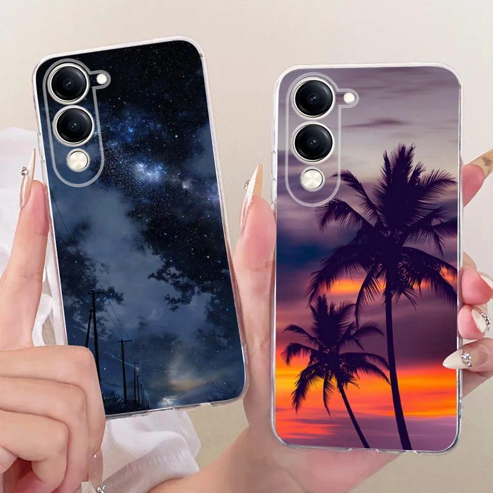 Ốp Cho Vivo Y04 4G Ốp Điện Thoại Vivo Y29s 5G Y19e Ấn Độ Ốp Lưng Hoạt Hình Dễ Thương Động Vật Rồng Mát Sư Tử Hổ Mềm Trong Suốt