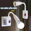 Chuôi Đèn Đui Đèn E27 Thân Uốn Dẻo Lò Xo Có Công Tắc Điều Chỉnh 360 20cm 25cm