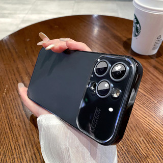 Mới AG Slim Matte Case cho iPhone 17Pro Max Bling Mạ Ốp Lưng Kính Bảo Vệ Camera Cho iPhone 12 13 14 Pro Max Trường Hợp