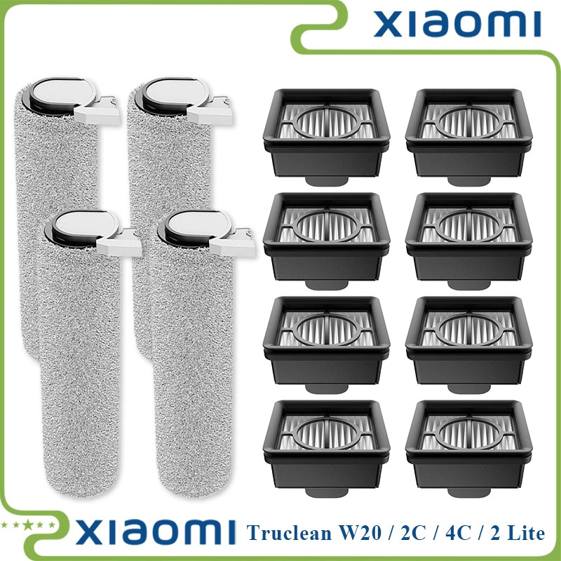 Xiaomi Truclean W20 / 2C / 4C / 2 Lite Con lăn chân không ướt khô Bàn chải Hepa Phụ kiện