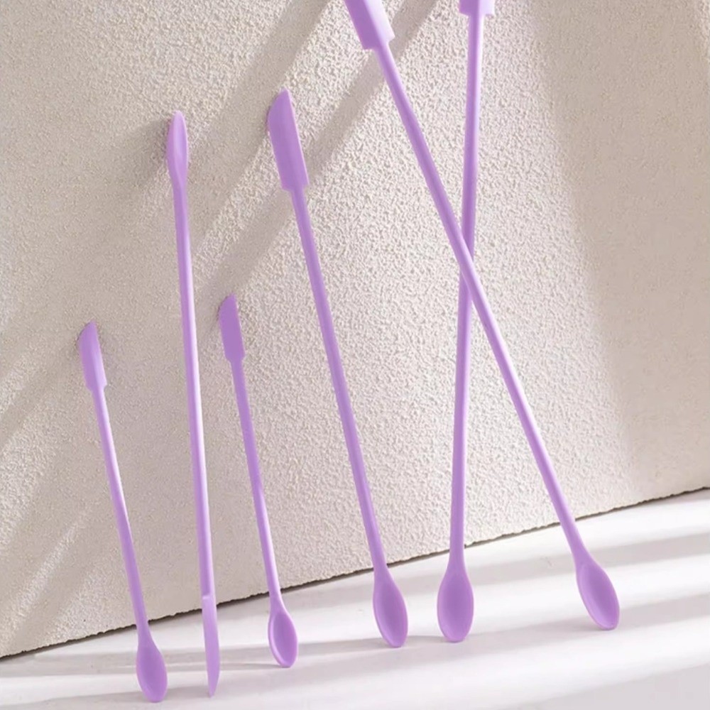 CHEESELY 3 Cái / bộ Bộ thìa mỹ phẩm silicone tái sử dụng, dễ làm sạch, thân thiện môi trường