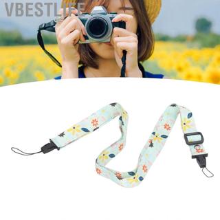 VBESTLIFE Dây đeo cổ vai 1,2m Dây đeo máy ảnh in hoa văn đa chức năng cho Mini 12 11 8 9 (Hoa cúc tím)