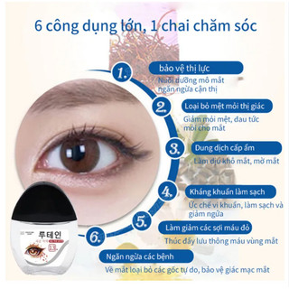Nước Nhỏ Mắt Giúp Mắt Sáng, Hết Khô, Hết Nhức Mỏi Cải Thiện Thị Lực 15ML