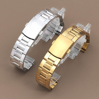 12 / 14 / 16 / 18 / 20 / 22 / 24mm Dây đeo đồng hồ bằng thép không gỉ cỡ lớn cho Seiko 5 Diver Lặn cá ngừ Samurai Vòng tay nam nữ Dây đeo đồng hồ kim loại Khóa gấp