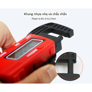[vạn] Panme Điện Tử Mini Đo Độ Dày 0-12.7mm Vật Liệu Siêu Mỏng Như Giấy, Vải, Nhựa, Trang Sức