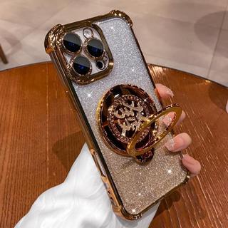 Ốp lưng iPhone chống sốc 4 góc | Túi khí chống va đập | Giá đỡ Gyro gập gọn cho iPhone 17 Air 16 15 14 13 12 11 Pro Max