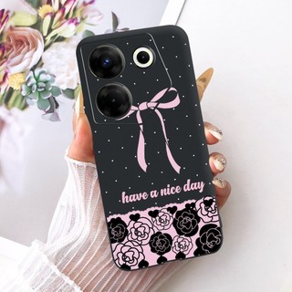 Vỏ Mới Cho Tecno Camon 20 CK6 CK6n / Camon 20 Pro 4G CK7n / Camon 20 Pro 5G CK8n Vỏ Mềm Hình Bướm Hoa Phổ Biến