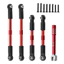 1 Bộ Cho ARRMA 1 / 10 GORGON 4X2 VORTEKS 2WD NHIÊN LIỆU MEGA 550 QUAKE Kim Loại Turnbuckles Camber Liên Kết Ngón Chân Liên Kết Bộ Phần Nâng Cấp Liên Kết