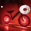 Đèn bánh xe đạp THEGIRL8B, Đèn LED nói xe đạp chống nước chống mưa, USB trượt nhẹ có thể sạc lại Đèn LED sáng an toàn cho xe đạp trung tâm xe đạp leo núi