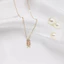 Thiết kế thích hợp xương cá Zircon dành cho nữ, cao cấp và phai màu, vòng cổ đi lại hàng ngày