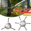 GILL 1 Cái Đầu Bàn Chải Cỏ, Đĩa Bàn Chải Đầu Máy Cắt Cỏ 6 inch, Loại Bỏ Bền Rêu Rỉ Dây Thép Bánh Xe Đa Năng Cỏ Tông Đơ Đầu Cho Xăng / Lithium Máy Cắt