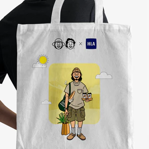 Túi Tote thời trang nam HLA X ZOLA thiết kế tối giản cùng hình in đặc sắc