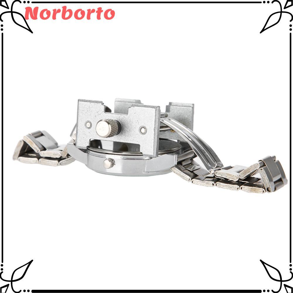 NORBORTO 2 Cái Giá đỡ chuyển động đồng hồ, Thiết kế kẹp ổn định Chất liệu kim loại rắn Công cụ sửa chữa đồng hồ, Bao gồm hai kích cỡ Bền bỉ để sử dụng lâu dài Bộ 2 chiếc Kẹp chuyển động