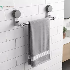 BeautifulHomeA Hút Khăn Ra Đục Lỗ Có Thể Điều Chỉnh Cần Kính Thiên Văn Treo Tường Thiết Kế Xoay Để Bảo Quản Phòng Tắm VN