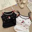 Milyfashion In Dopamine Có Miếng Lót Ngực Mickey Sling Mùa Hè Phong Cách Mới Phiên Bản Hàn Quốc Hoạt Hình Ngọt Ngào Có Thể Mặc Bên Ngoài FDGX