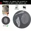 Tượng Rồng Pha Lê Trắng Acrylic 2D Flat Cool Figurine Văn Phòng Tại Nhà Cafe Phòng Studio Trưng Bày Bàn Trang Trí Quà Tặng VN