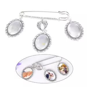 Flgo Khung Ảnh Thổ Cẩm Phụ Kiện Thời Trang Mặt Dây Chuyền Thổ Cẩm Thích Hợp Cho Mọi Dịp