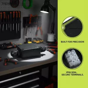Bigapple 2Way IP66 Đầu nối cáp chống nước ngoài trời Hộp nối có thiết bị đầu cuối 450V RDG