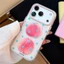 Ốp điện thoại Polka Dot Peach Lemon cho iPhone 17 Pro Max 16 15 14 13 Vỏ bảo vệ chống sốc