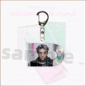SQ11 8 chiếc ATEEZ VÀNG GIỜ: Part.5 Acrylic CD Móc Khóa Thành Viên Kpop Móc Khóa