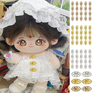 YOLOGO 20 Khóa Kim Loại Trung Quốc, Khóa Trang Phục Cổ Siêu Nhỏ 14 * 8mm, Chất Lượng Cao 3 Màu Dây Mini May Khóa Phụ Kiện Quần Áo Búp Bê
