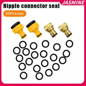 JASMINE 50 Cái / lốc Dụng Cụ Làm Vườn Và Thiết Bị Loại O Nhẫn Chống Thấm Nước Khớp Nhựa Niêm Phong Nhẫn Phụ Kiện Sân Vườn JASMINE