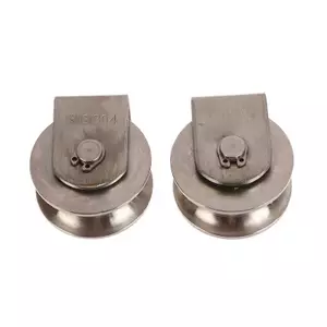 GE Thép không gỉ Chịu Lực Con Lăn Bánh Xe Mang Ròng Rọc Bánh Xe Ròng Rọc Chịu Lực Mạnh Ròng Rọc 48mm Bánh Xe Diamete VN
