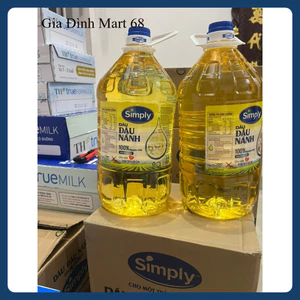 Dầu ăn đậu nành Simply - Can 5L DATE MỚI
