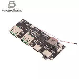 Tweeduj QC4.0 + PD3.0 LED Dual USB 22.5W Micro / Type-C USB Mobile 18650 Mô-đun sạc Nhiệt độ / Bảo vệ mạch VN