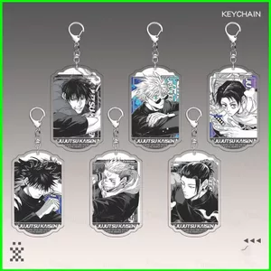 HT3 Jujutsu Kaisen Gojo Satoru Acrylic Móc Khóa Fushiguro Megumi Mặt Dây Chuyền Cho Ba Lô Túi Charm & Chìa Khóa TH3