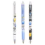 Crystal Blue Press Pen Ma Sát Xóa Được Sinh Viên 0.5 Giá Trị Mặt Đen Tẩy Gel Bút Spaceman Cao