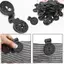 Maybest 100 Chiếc Vải Bóng Kẹp Nhựa Bóng Nắng Lưới Kẹp Nhà Kính Vải Cố Định Kẹp Grommet Hàng Rào Lưới Móc {VN}