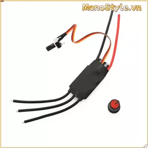 Trình điều khiển động cơ không chổi than MONOSTYLE, DC 7-24V 200W BLDC Hallless DC Motor Drive Board, Bộ điều khiển BLDC 3 pha tốc độ cao ESC Power Tool