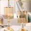 MONOSTYLE Crystal Glass Storage Jar, Chân Cao Có Nắp Lọ Kẹo Hoa Hồng, Đồ Trang Trí Để Bàn Nghệ Thuật Trang Trí Nhà Cửa Sang Trọng Mạ Vàng