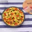 AA 10 / 11 / 12 / 14 Inch Bánh Pizza Chảo Nonsti Thép Carbon Khay Pizza Tròn Tấm Nướng Bánh Cho Tự Chế Lò Nướng Pizza Chảo Dụng Cụ Nhà Bếp VN