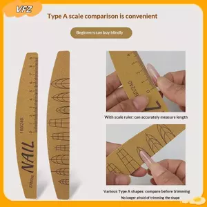 VFZ Bộ 5 Móng Tay Tập Tin Có Cân Móng Tay Nghệ Thuật Hai Mặt 80-240 Grit Móng Tay Tập Tin Mài Chà Nhám Đệm Đánh Bóng Dụng Cụ Làm Móng Tay Louislifecool