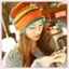 JRP Mới Thời Trang Nữ Mũ Mềm Mùa Xuân Thu Ấm Beanies Người Lớn Thể Thao Ngoài Trời Mũ Sọc Hip Hop Bonnet JRP