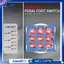 10 Chiếc 3PDT Hiệu Ứng Đàn Guitar Stomp Switch Guitar Foot Switch 9 Pin Chốt Nút Nhấn Công Tắc Bật Lên Với Đầu Cuối Hàn