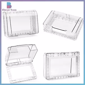 < beartwo > 1PC Vỏ cắm điện chống nước tự dính Hộp bắn tung tóe Hộp bảo vệ công tắc Hộp bảo vệ Đồ dùng phòng tắm Mới