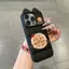 Chó Waffle đáng yêu Đối với trường hợp iPhone 17pro iphone16/15/14 lỗ lớn 13/12/11 mới
