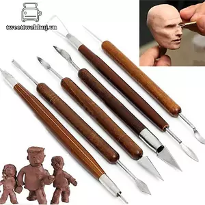 Nhíp 6 Đất Sét Điêu Khắc Sáp Khắc Đồ Gốm DIY Dụng Cụ Shapers Polymer Mô Hình Quà Tặng VN