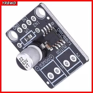 YRBWD DRV8871, Trình điều khiển động cơ DC 6.5V-45V 3.6A, Cổng điều khiển Kim loại Đen 0,95 * 0.8in Máy in thành phần điện tử