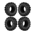 4 110mm Kim Cương Lốp Bùn Địa Hình 1.9 "Bánh Xe Lốp Cho 1 / 10 Trục TSCX10 Pro Capra UTB18 raxxas Trx4 Rc4wd D90 D110 Redcat Tf2 Rc Xe Bánh Xích