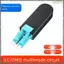 Cáp chuyển đổi Loopback sợi quang 2 chiếc LC / OM3 đa chế độ để kiểm tra các ứng dụng, khớp nối Loopback