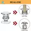 8 Chiếc Chân Nến Thủy Tinh Cưới Chân Nến Tinh Tế Trong Suốt Pha Lê Thủy Tinh Chân Đế Nến Ăn Trang Trí Nhà Cửa