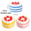 Mô Phỏng Bánh Dâu Squishy Kem Dễ Thương Bánh Giải Nén Ngón Tay Đồ Chơi Dành Cho Du Lịch Đường Chuyến Đi Ngày Lễ sonlekvn