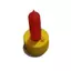 Doutie 10 Chiếc Dê Núm Vú Mềm Thú Cưng Silicone Đặc Biệt Cho Bé Miệng Sữa Động Vật Nhỏ Thịt Cừu Bình Sữa Cừu Coke Chai Núm Vú Đỏ VN