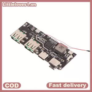 Littleloves1 QC4.0 + PD3.0 LED Dual USB 22.5W Micro / Type-C USB Mobile 18650 Mô-đun sạc Nhiệt độ / Bảo vệ mạch VN